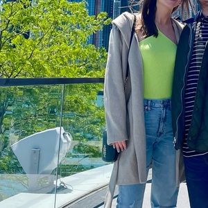 Zara neon green top